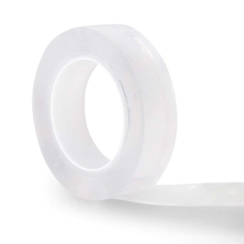 Double sided clear tape