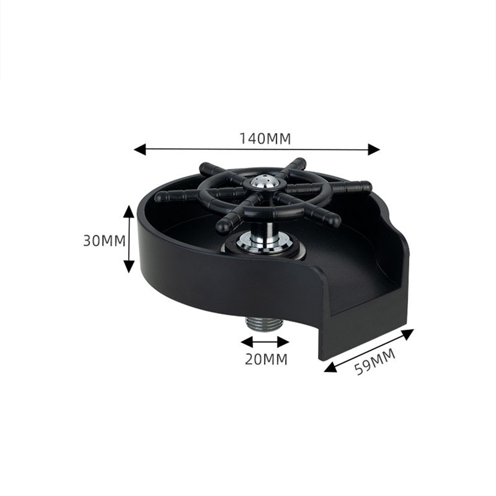 Rinser Cup Washer Coffee Cup Cleaning Tool Bar Faucet Washing Pressure Spray Kitchen Sink Automatic Cleaning Accessories