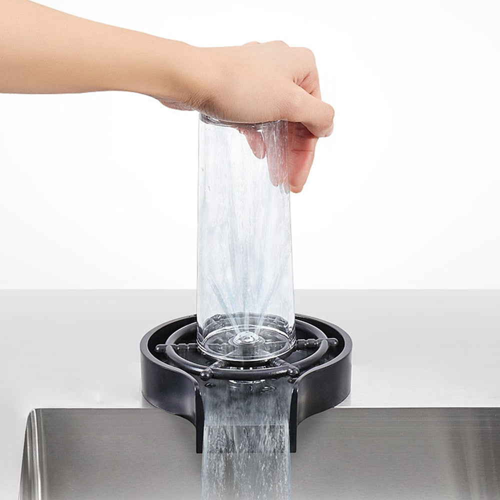 Rinser Cup Washer Coffee Cup Cleaning Tool Bar Faucet Washing Pressure Spray Kitchen Sink Automatic Cleaning Accessories