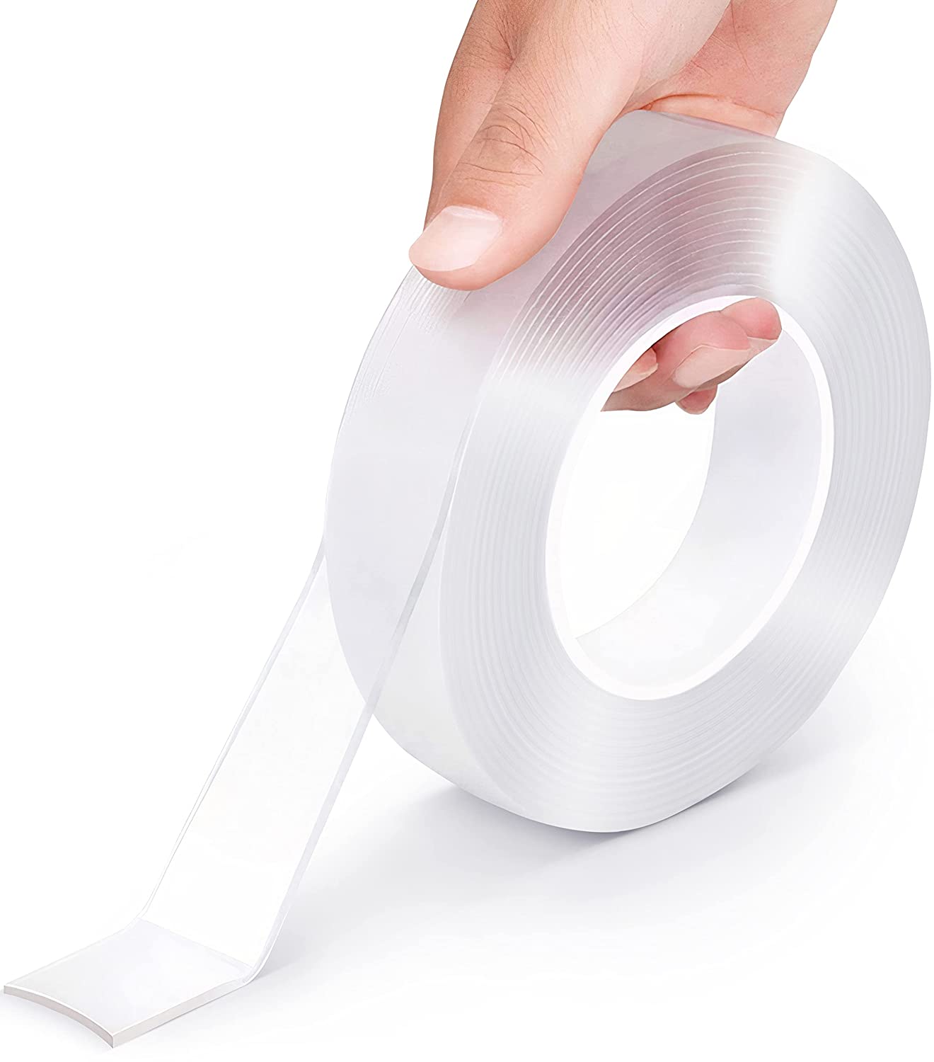 Double sided clear tape